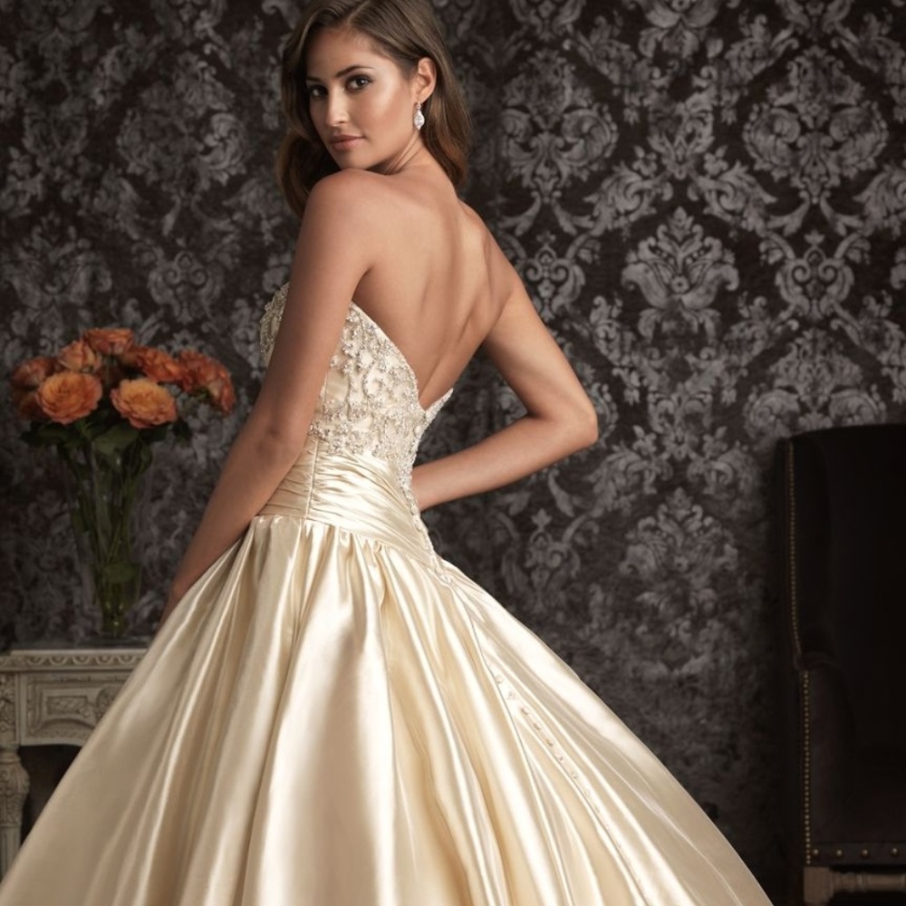 Allure Gold/Silver Wedding Dress 9001